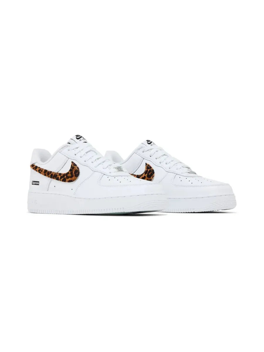 Supreme x GOODENOUGH x Air Force 1 Low 'White Cheetah Print'