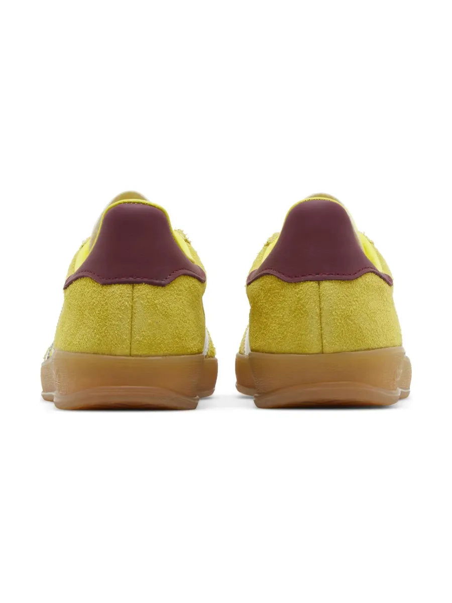 Wmns Gazelle Indoor 'Bright Yellow Burgundy'