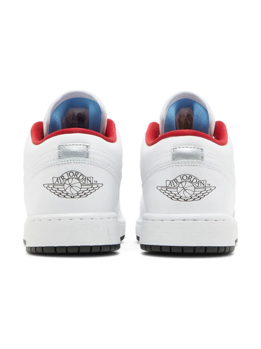 Air Jordan 1 Low GS 'White Gym Red'