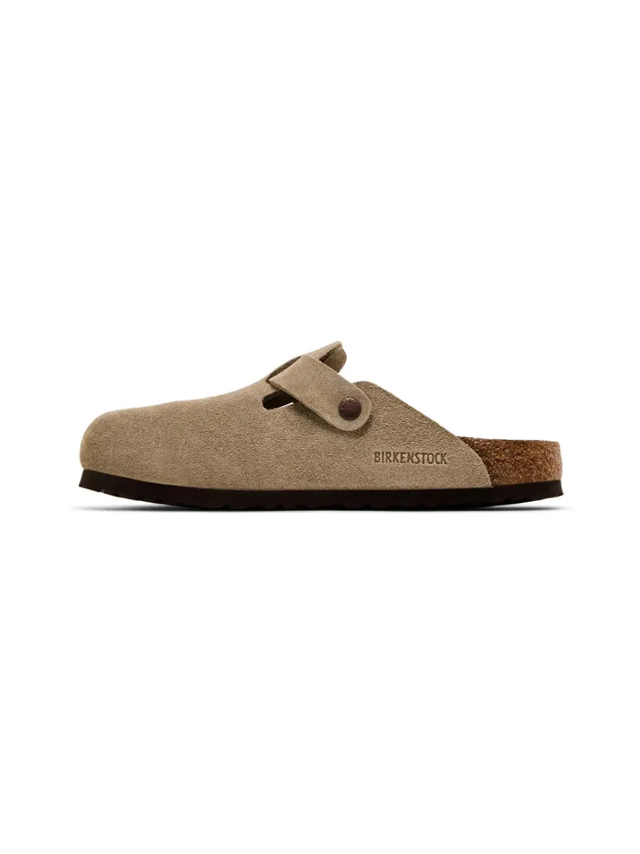 Boston Soft Footbed Suede Narrow Fit 'Taupe'