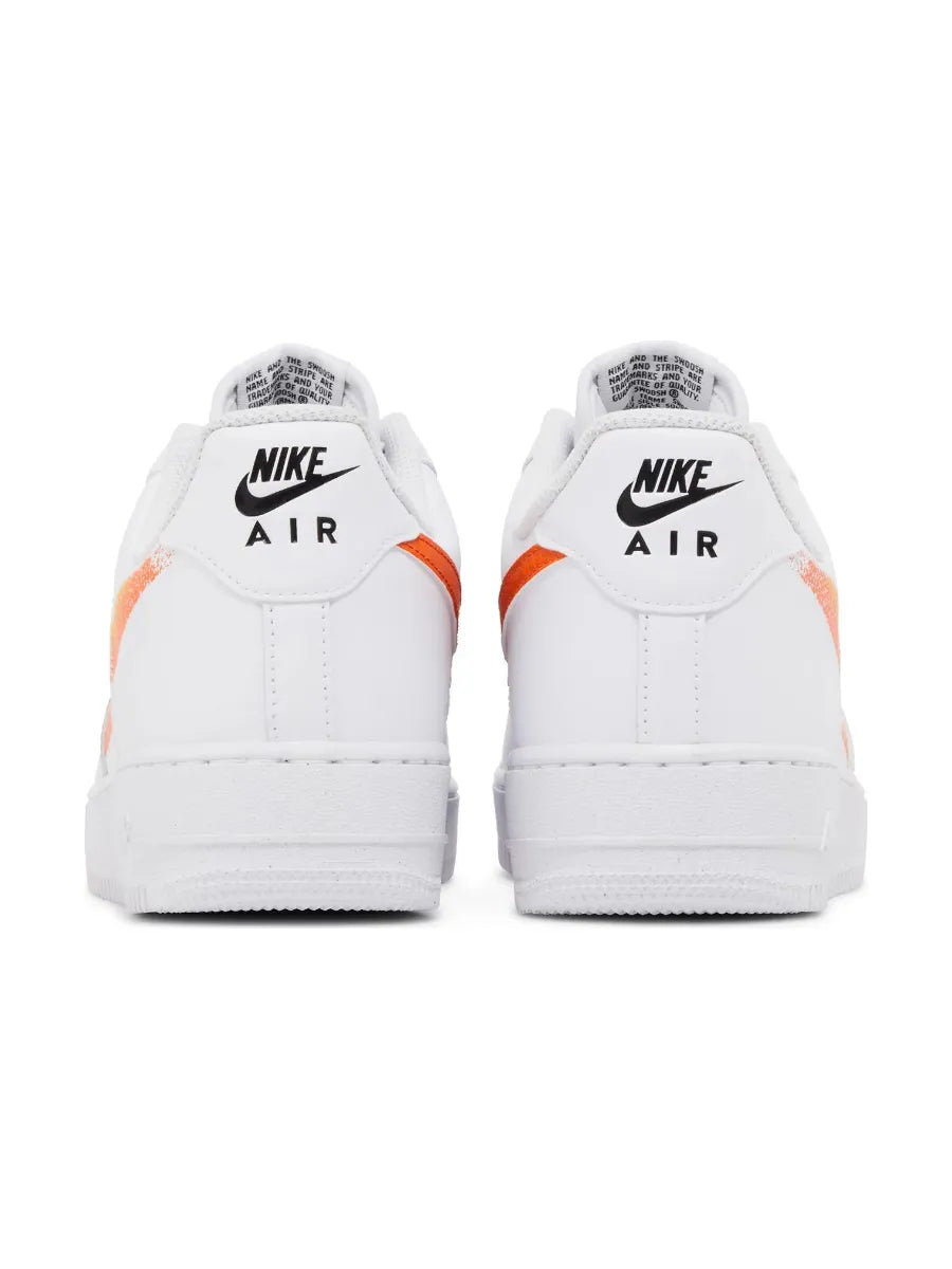 Air Force 1 '07 'Spray Paint Swoosh - Safety Orange'