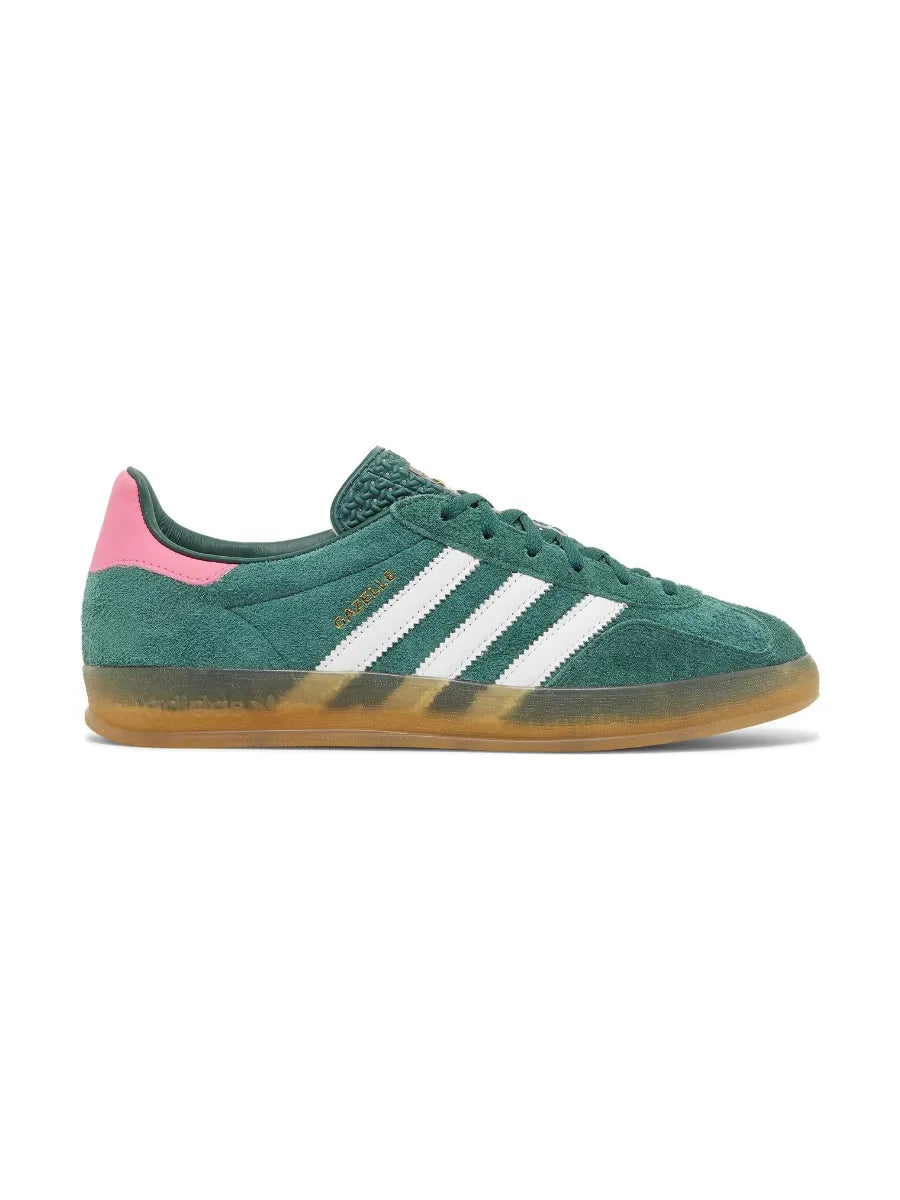 Wmns Gazelle Indoor 'Collegiate Green Pink'