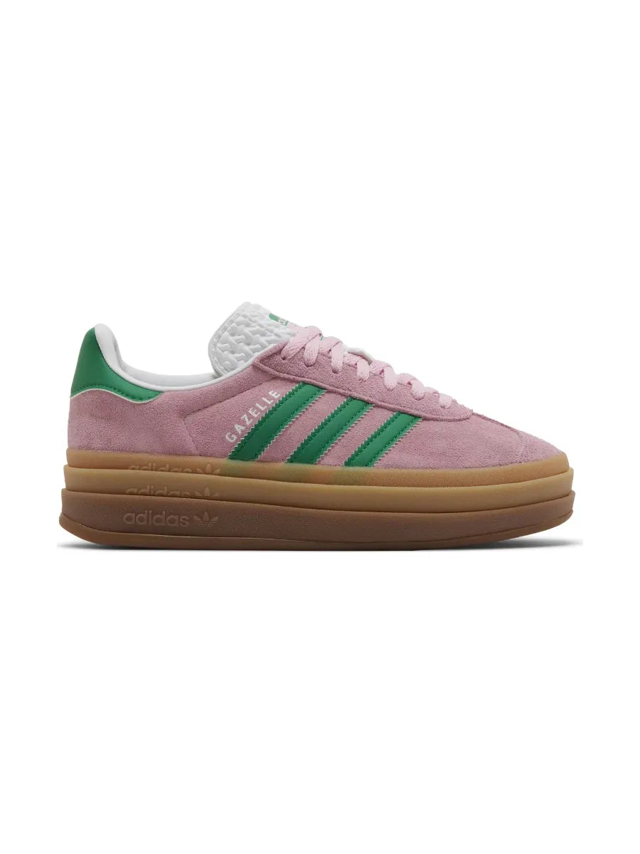 Wmns Gazelle Bold 'True Pink Green'