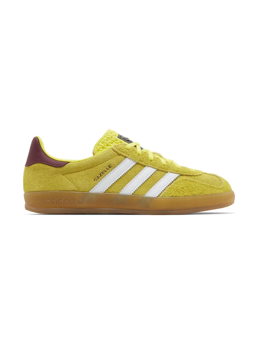 Wmns Gazelle Indoor 'Bright Yellow Burgundy'