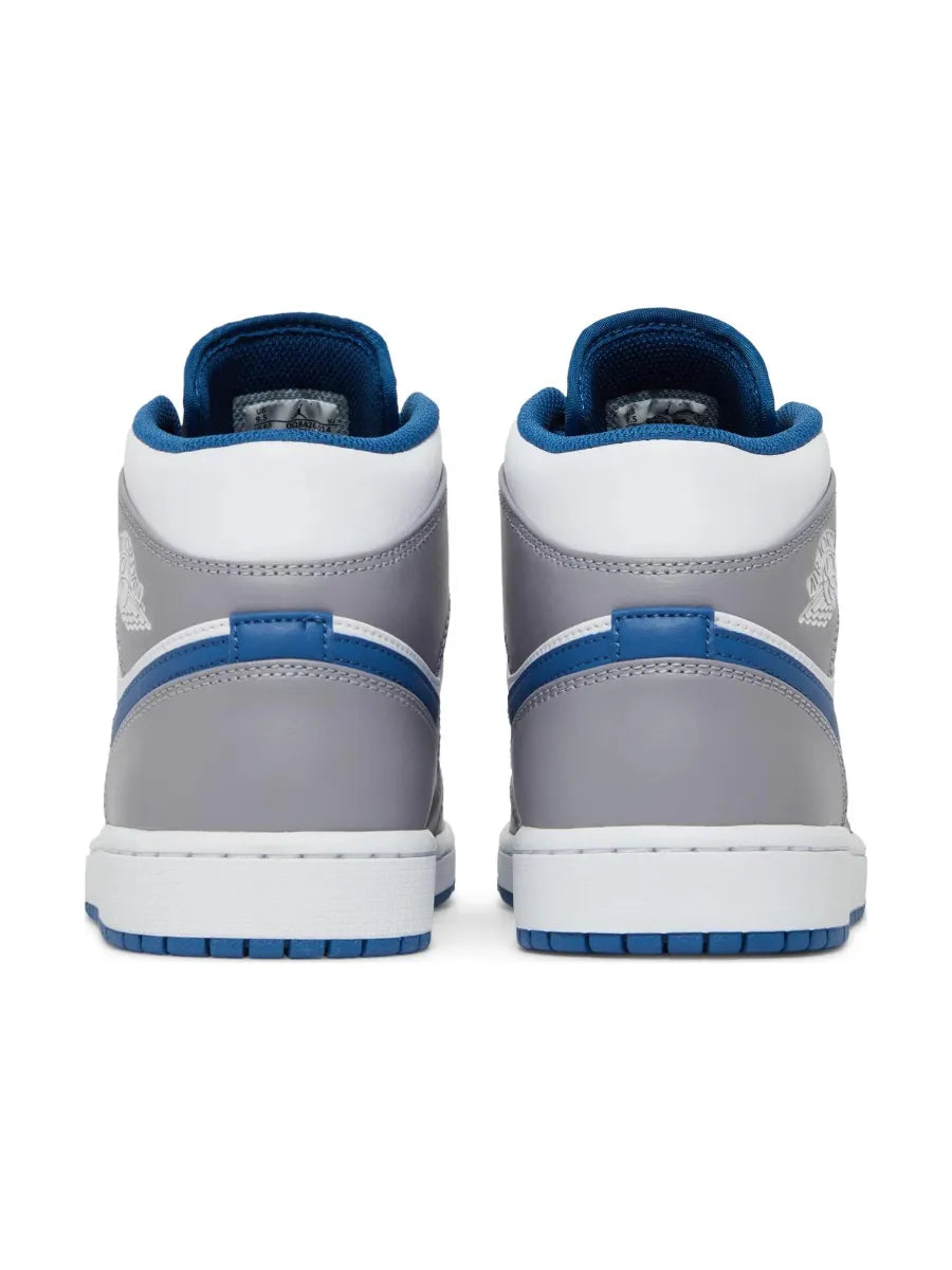 Air Jordan 1 Mid 'Cement True Blue'