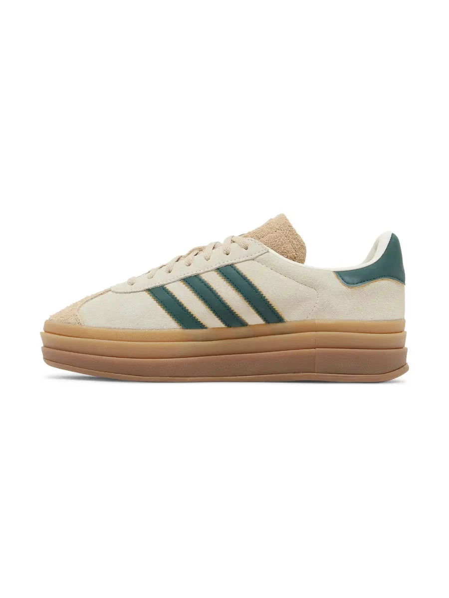 Wmns Gazelle Bold 'Cream Collegiate Green'