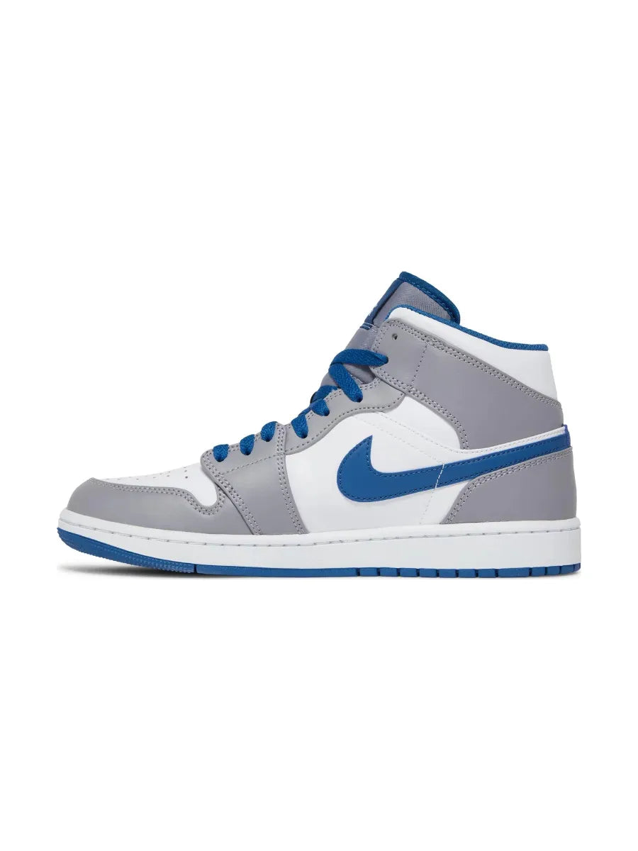 Air Jordan 1 Mid 'Cement True Blue'